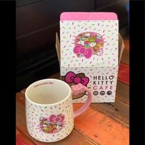 Hello Kitty Cafe Exclusive Sprinkles Bow Mug